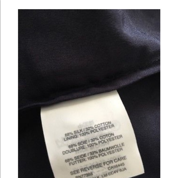 J crew navy tiered shoulder tie dress - Picture 5 of 6